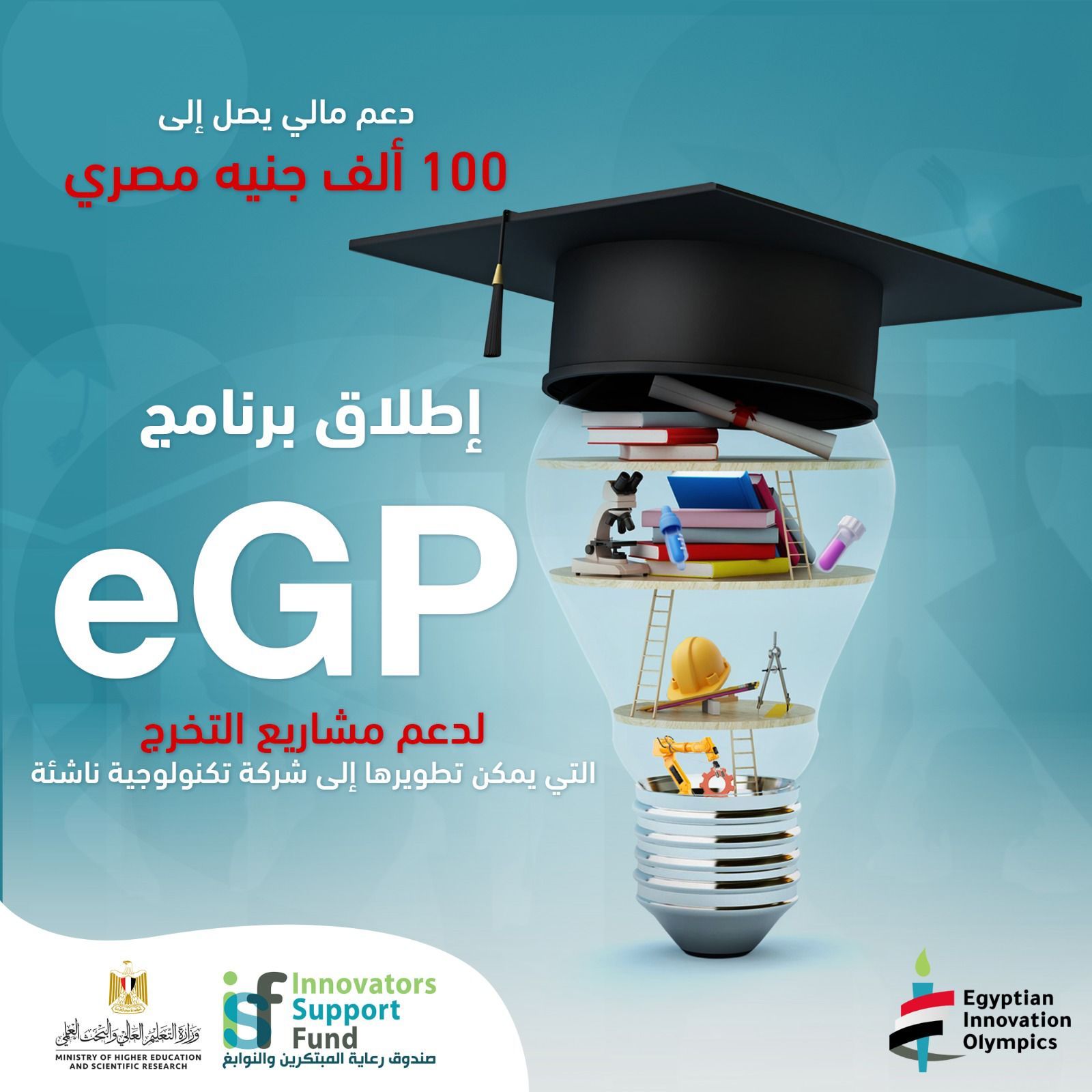 صندوق رعاية المبتكرين والنوابغ يُطلق برنامج eGP لدعم مشاريع تخرج طلاب الجامعات المصرية