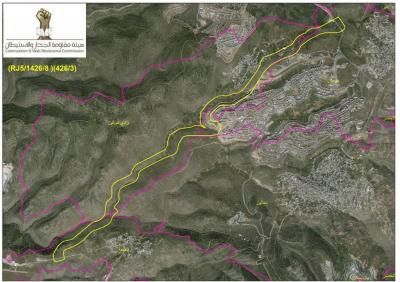 الاحتلال يستولي على 1500 دونم غرب بيت لحم