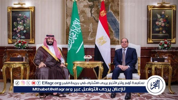 ولي العهد يبعث برقية شكر للرئيس عبد الفتاح السيسي إثر مغادرته القاهرة