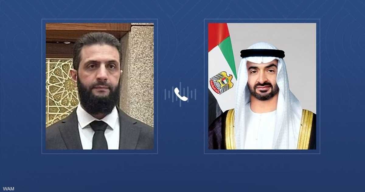 العالم اليوم - الشيخ محمد بن زايد يتلقى اتصالا هاتفيا من الشرع