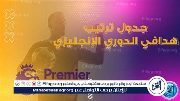 من يتصدر ترتيب هدافي الدوري الانجليزي 2024-2025 قبل لقاءات 26-01-2025