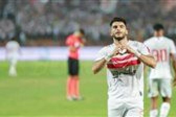 زيزو يؤازر لاعبي الزمالك أمام بيراميدز