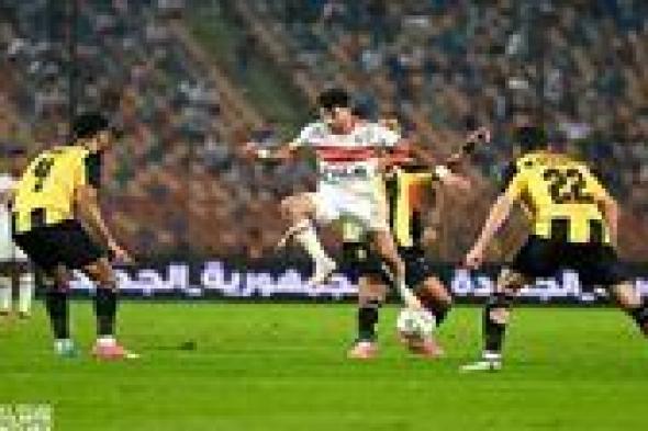 التعادل السلبي يحسم الشوط الأول بين الزمالك والمقاولون العرب في دوري النيل