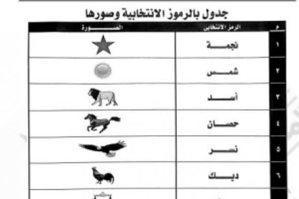 الهيئة الوطنية تحدد 15 رمزا انتخابيا لمرشحى الرئاسة