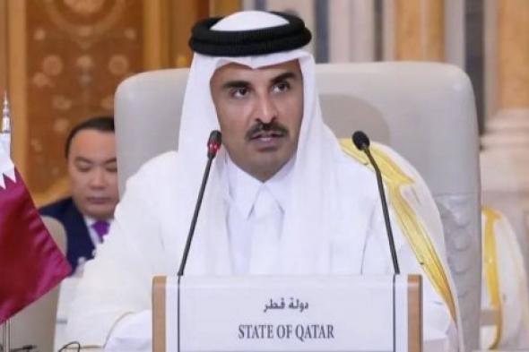 أمير قطر : المجتمع الدولي فشل أخلاقياً