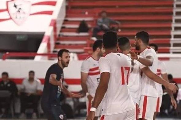 طائرة الزمالك يفوز على الصيد بنتيجة 3-1 في الدوري