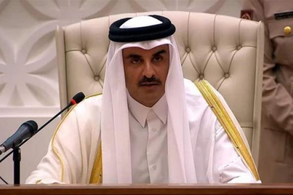 أمير قطر: لا يمكن تهميش قضية الشعب الفلسطيني