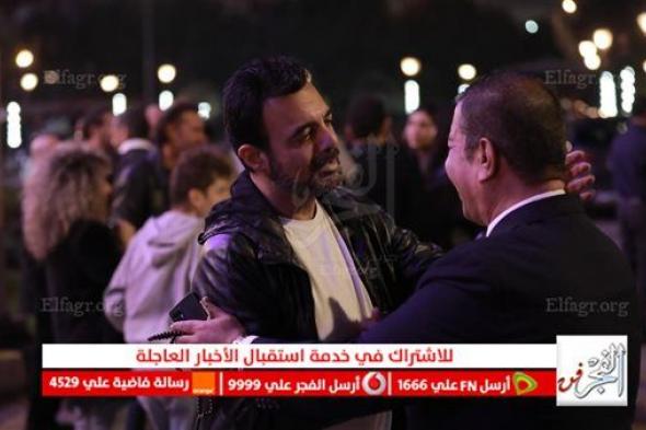 عمرو محمود ياسين يقدم واجب العزاء في الراحل أشرف عبد الغفور