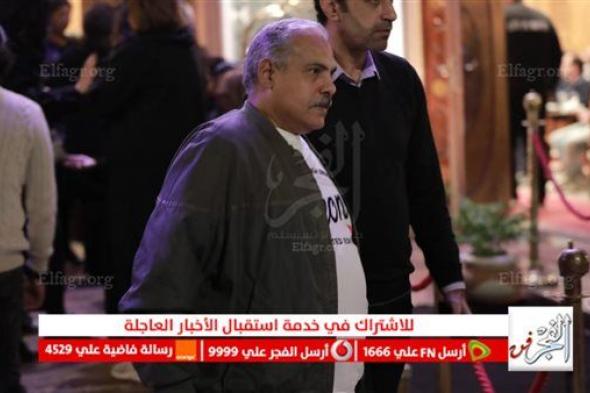 محمد رضوان يؤدي واجب العزاء في الفنان أشرف عبد الغفور