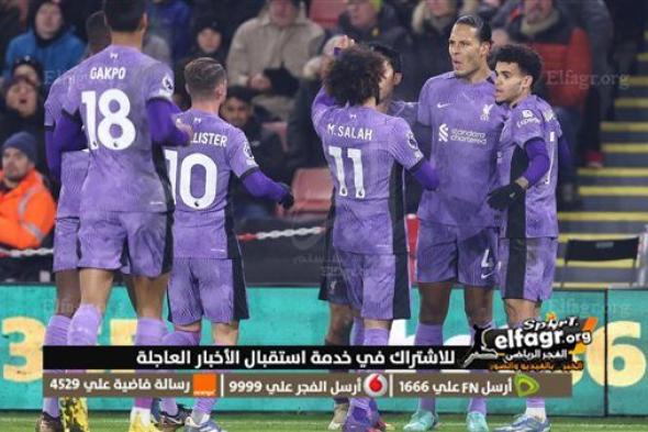 موعد مباراة ليفربول أمام كريستال بالاس في الدوري الإنجليزي والقنوات الناقلة