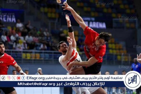 عاجل.. الأهلي بطلًا لدوري المحترفين لكرة اليد عقب فوزه على الزمالك