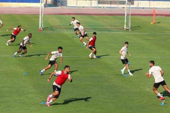 المصري يواصل تدريباته الجماعية استعدادا لمواجهة البنك الأهلي في كأس مصر