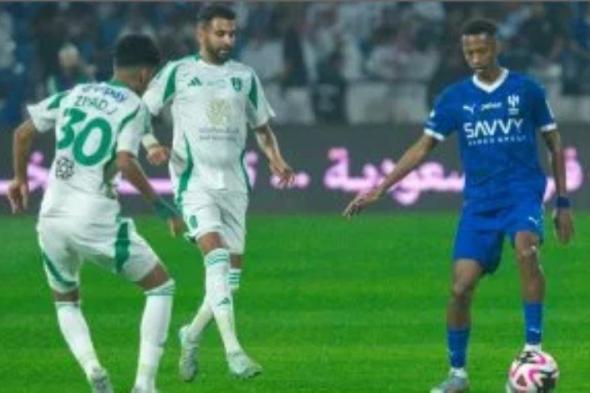 شوط أول سلبى بين الهلال ضد الأهلي فى كأس السوبر السعودي 2024