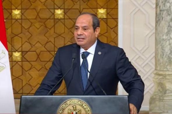 الرئيس السيسي: مصر تعرضت لأزمات ضخمة لا دخل لها فيها على مدار 4 سنوات