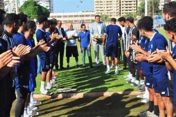 وزير الشباب والرياضة يطمئن على لاعب بورفؤاد حسام عرفات