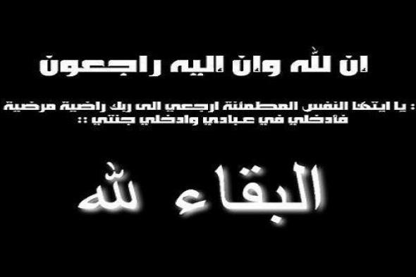 د.مصطفى ثابت ينعي وزير الداخلية في وفاة والدته