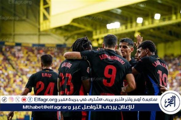 كتيبة فليك لا ترحم.. برشلونة يُهين فياريال بخماسية في الدوري الإسباني