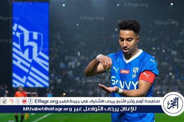 الهلال يعلن تفاصيل إصابة سالم الدوسري الخطيرة أمام الرائد