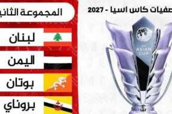 اليمن يواجه لبنان وبوتان وبروناي في تصفيات آسيا 2027