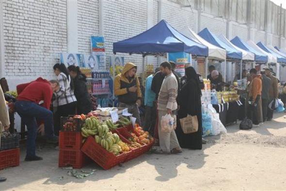 تشغيل سوق اليوم الواحد بحي العمرانية لتوفير السلع الغذائية بأسعار مخفضة للمواطنين